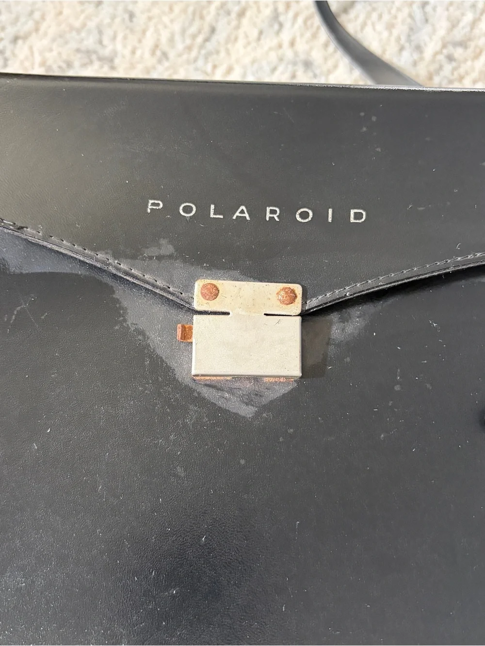 Polaroid 320 Automatic Land Camera in Silver and Black